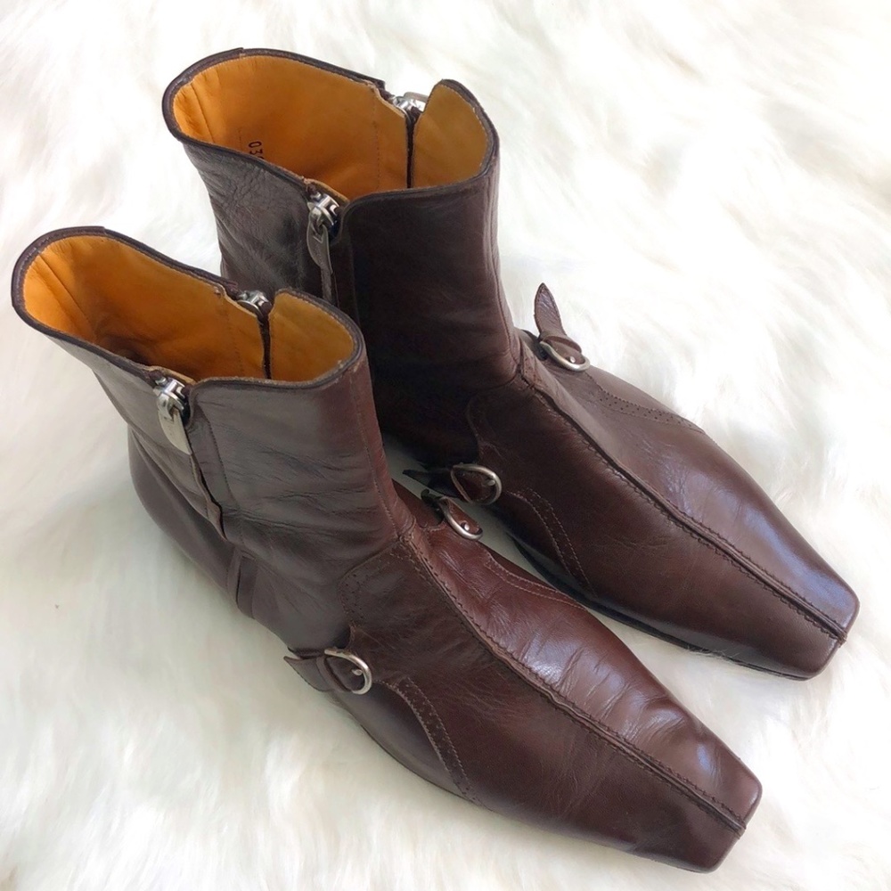 Sergio Rossi Men's Size 8 Brown Boots